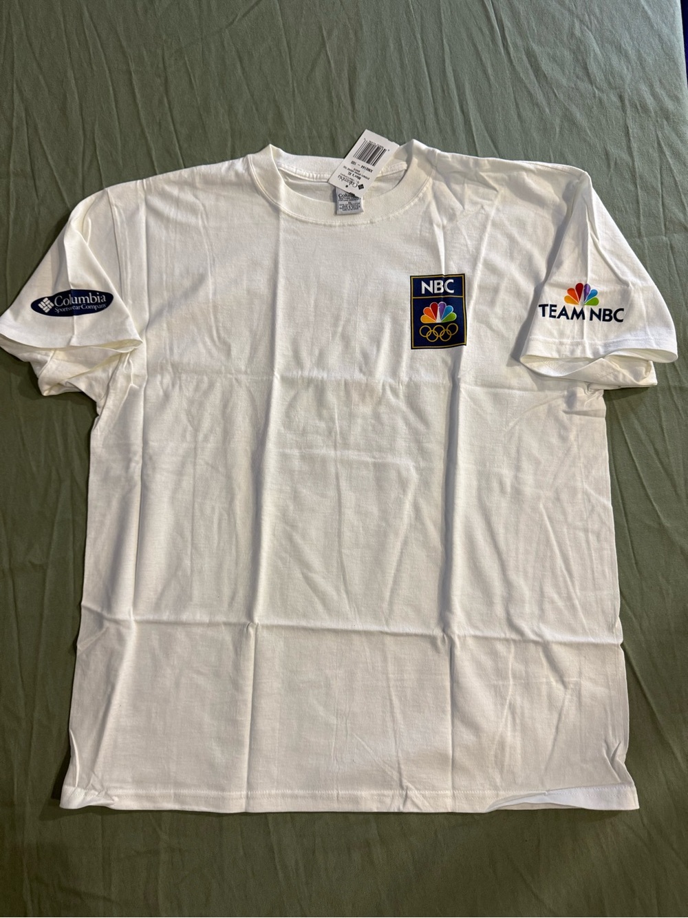Vintage 2000 Olympics Columbia NWT Shirt White XL